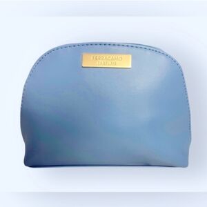 Salvatore Ferragamo-Cosmetic Zip Pouch (Blue💙💛Gold)